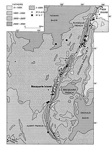 Macquarie Island Topicagraphical Map