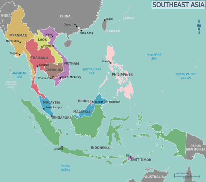 Map of SE Asia