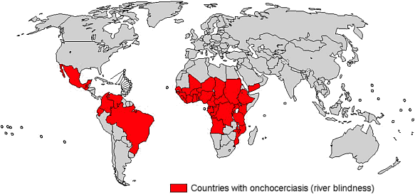 Map of Infected Regions