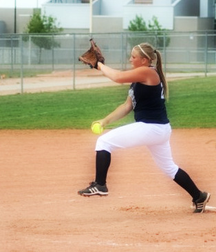 me pitching in my softball game