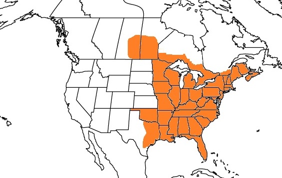 Geographical map of habitat location
