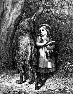 Little Red Riding Hood. Image Credit to Wikipedia. 