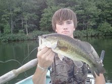 picture of me with a bass i caught
