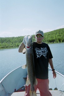 Me with another large northern pike
