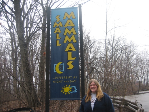 Me at the Milwaukee County Zoo by the Small Mammals Building