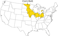 The Corn Belt in the United States