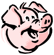 Pig courtesy of Clip Art