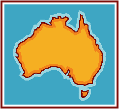 The vast land of Australia is being literally overtaken with cane toads.  They must go!  Image from Microsoft clipart.