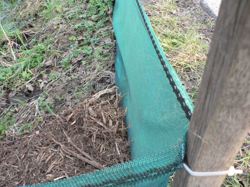 Mesh fences with holes large enough to allow passage of native species but exclude large cane toads are used in some areas.  Image from http://commons.wikimedia.org/wiki/File:Paddenoversteekplaatsscherm.JPG