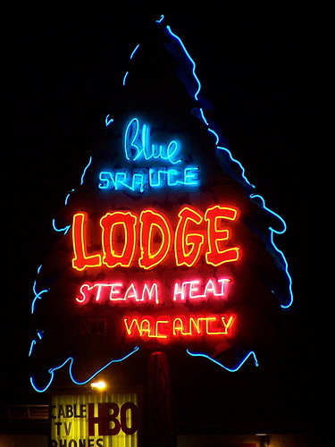 Blue Spruce Lodge, courtesy of josephleenovak, flickr