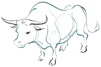 Ox- second animal in the Chinese zodiac. *From Clipart*
