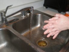 Wash between fingers. (Picture of my hands, Taken by my friend)