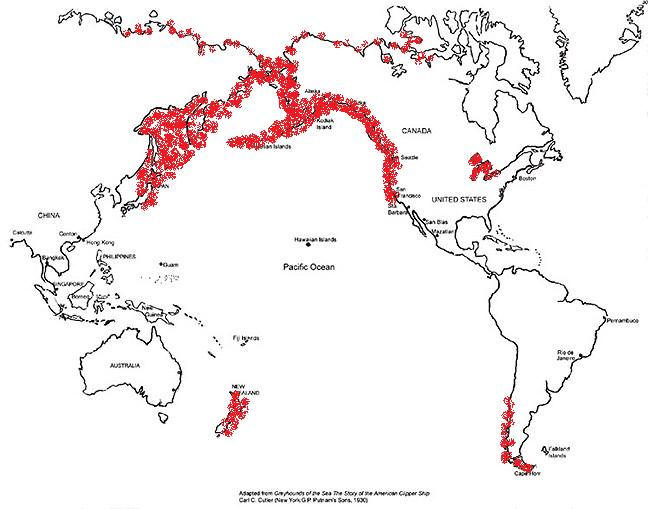 Chinook Range Map made by: Jerek Obry