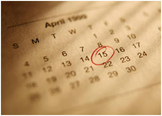 Calendar--from Microsoft Clipart