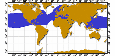 Map courtesy of the World Wildlife Foudation