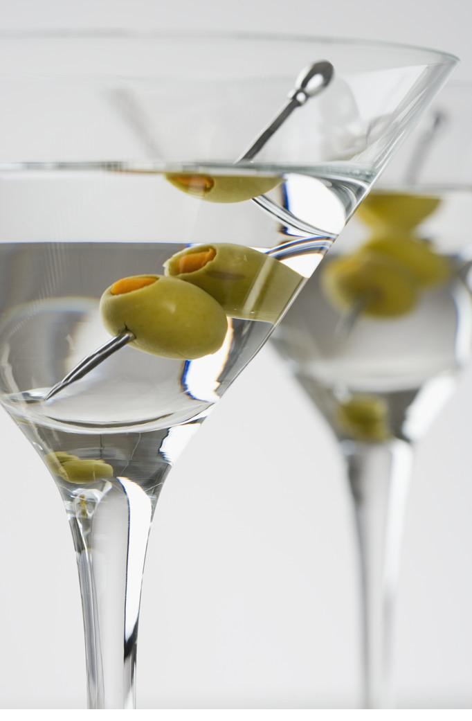 Martini with olives clipart from Microsoft Word 2003