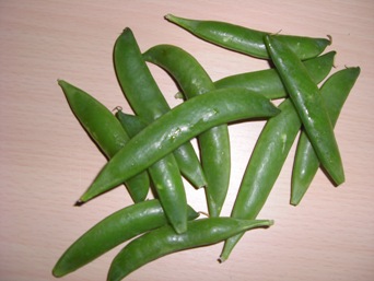Sam Tarmann- Picture of pea pods on my desk