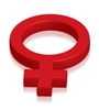 Female gender symbol retrieved from Microsoft Word 2010 clip art.