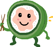 Clipart of Sushi retrieved from Microsoft Word 2010