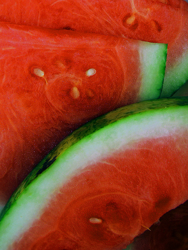 Watermelon, used with persmission with some rights reserved, URL: http://www.flickr.com/photos/moreno415/2830413211/sizes/m/in/photostream/