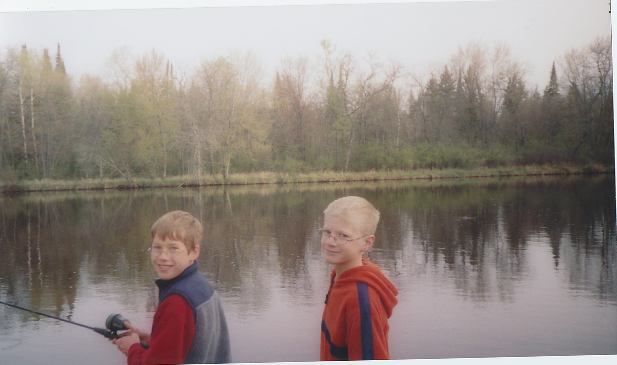 Myself and my good friend Ryan fishing many years ago - Photo thanks to my dad Jeff Phillips