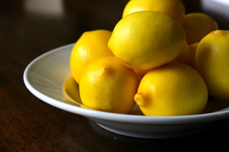 Lemons in Bowl