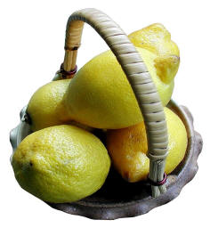 Lemons in a Basket