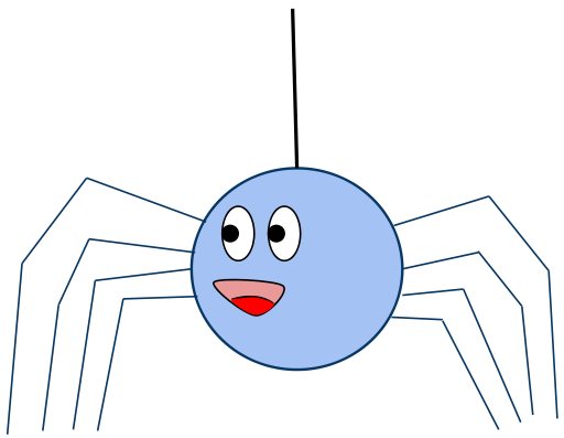 Cartoon Spider. Property of: FASTILY (TALK)