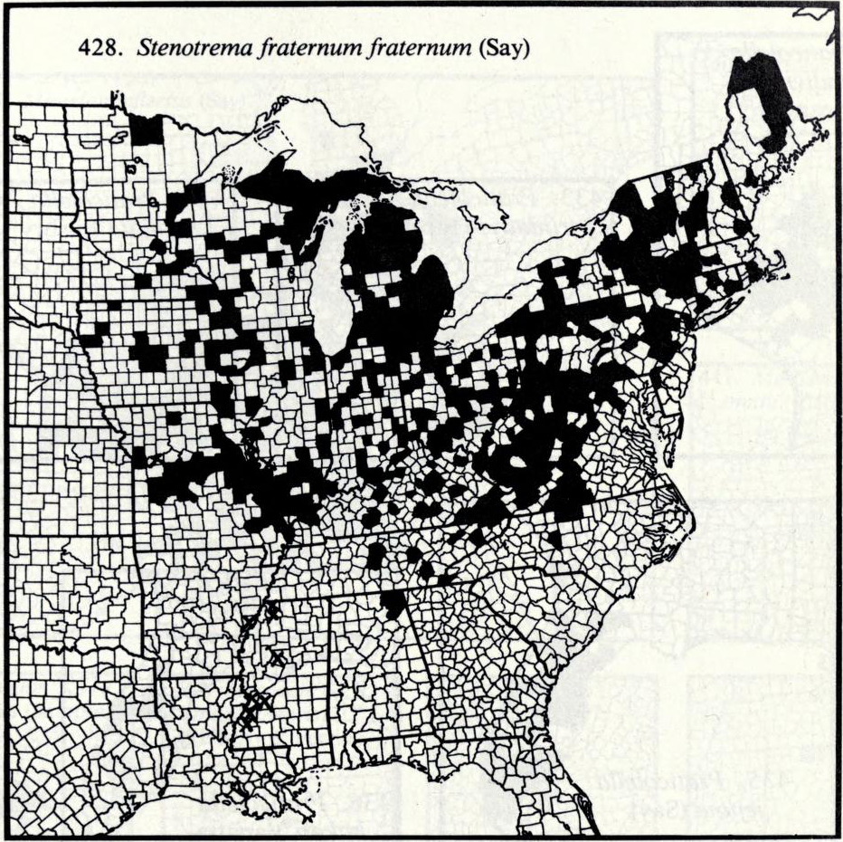 Distribution of Upland Pillsnail.  Hubricht, L.  1985.  The Distribution of the Native Land Molluscs of the Eastern United States. —Fieldiana Zoology 24: 41.